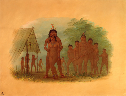 Orejona Indians, 1874, George Catlin