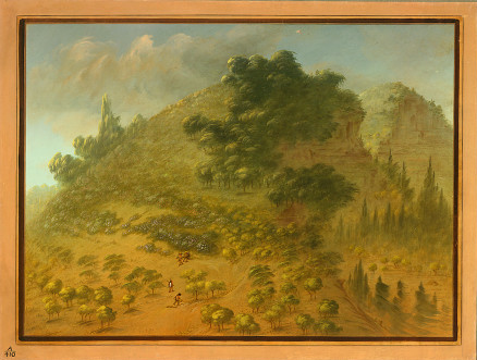 Rhododendron Mountain, 1863, George Catlin