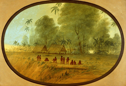 A Sepibo Village, 1863, George Catlin