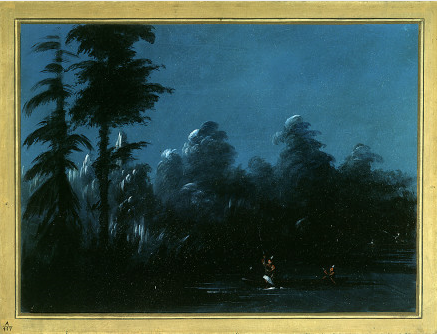 Spearing by Moonlight - Chaco, 1868, George Catlin