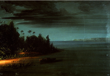 Spearing by Torchlight, 1861, George Catlin