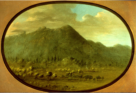 View in the Crystal Mountains, 1864, George Catlin