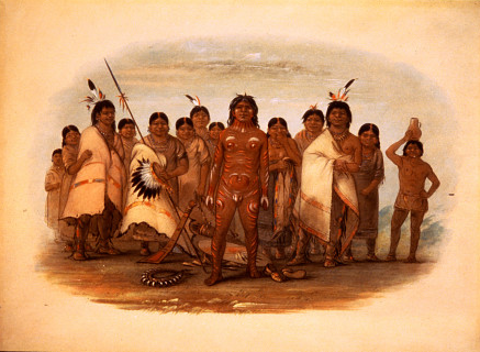 "Paint Me" - Apachee, 1867, George Catlin