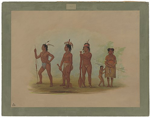 Klatsop Indians, 1878, George Catlin