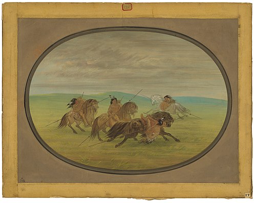 Camanchee Horsemanship, 1861, George Catlin