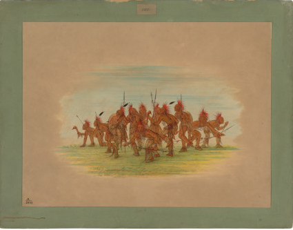 Discovery Dance - Saukie, 1861, George Catlin
