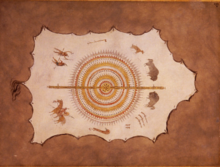 Facsimile of a Mandan Robe, 1861, George Catlin