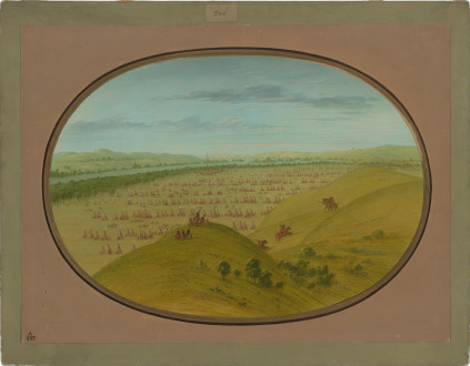 Fort Pierre, 1861, George Catlin