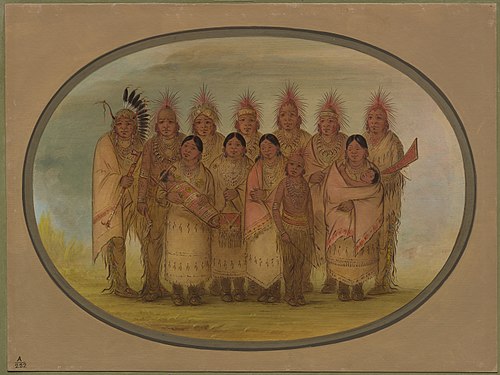 Iowa Indians Who Visited London and Paris, 1861, George Catlin
