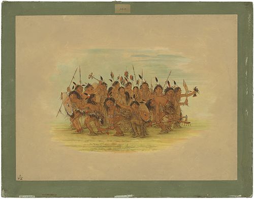 Scalp Dance - Sioux, 1861, George Catlin