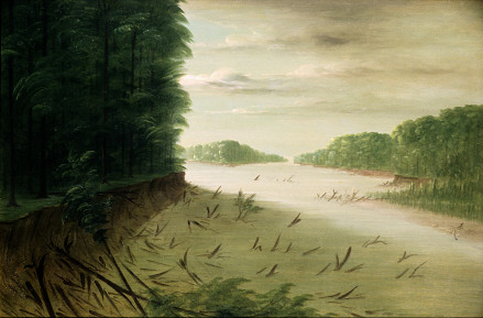 Scene from the Lower Mississippi, 1861, George Catlin