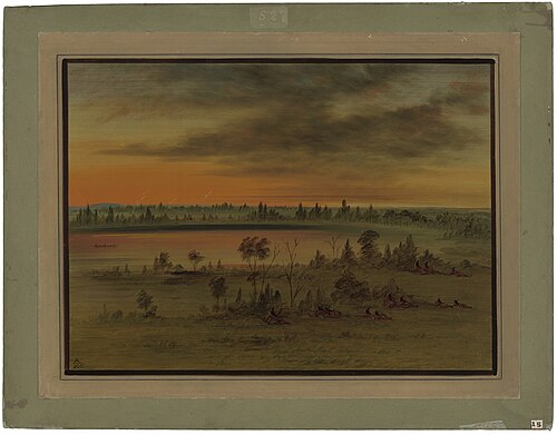 A Sioux War Party, 1861, George Catlin