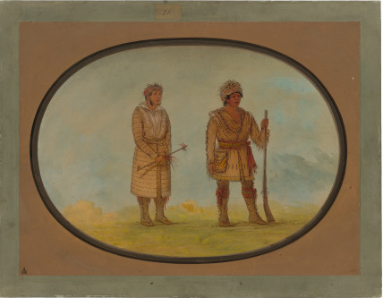 Two Cherokee Chiefs, 1861, George Catlin