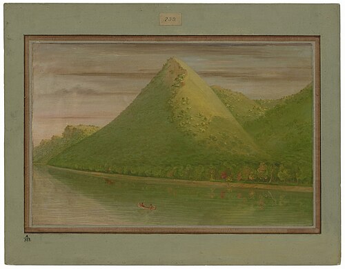 View of "Pike's Tent", 1865, George Catlin