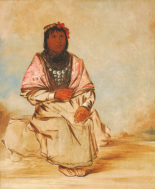 A Seminole Woman, 1838, George Catlin