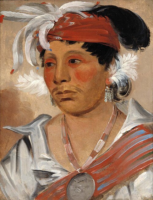 String, a Renowned Warrior, 1831, George Catlin