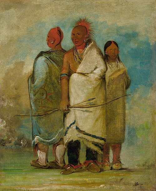 Three Fox Indians, , George Catlin