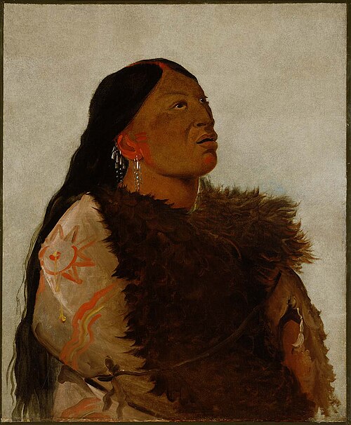 Wife of The Six, 1832, George Catlin