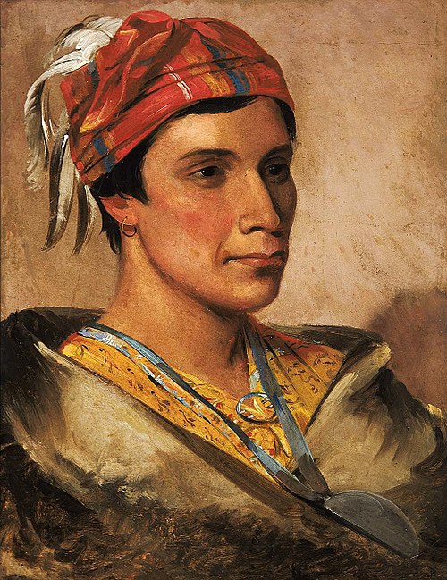 Bread, Chief of the Tribe, 1831, George Catlin