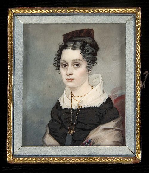 Portrait of Mary Catlin, 1827, George Catlin