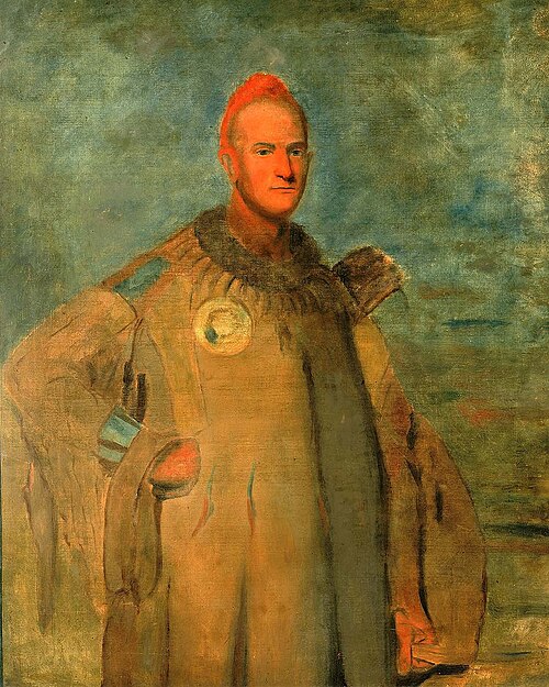 Theodore Burr Catlin, in Indian Costume, 1840, George Catlin