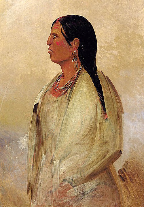 A Choctaw Woman, 1834, George Catlin