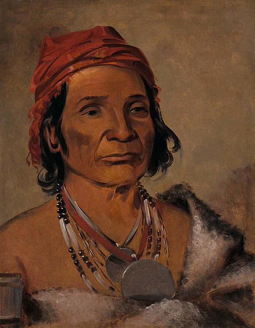 Deep Lake, an Old Chief, 1831, George Catlin