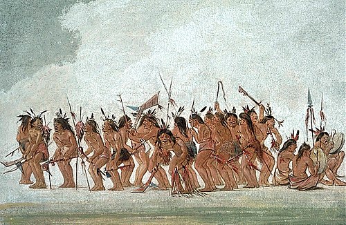 Dog Dance at Fort Snelling, 1836, George Catlin