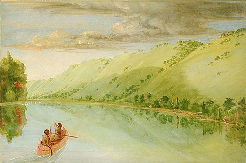 Madame Ferrebault's Prairie, above Prairie du Chien, 1835, George Catlin