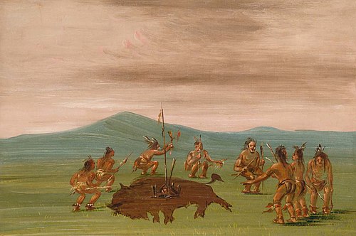 Medicine Buffalo of the Sioux, 1838, George Catlin