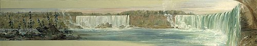 Niagara Falls, 1827, George Catlin