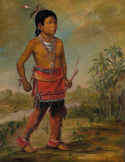 Osceola Nick-a-no-chee, a Boy, 1840, George Catlin