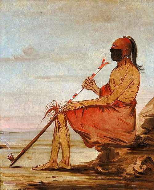 Coo-coo-coo, The Owl, an Aged Chief, 1836, George Catlin