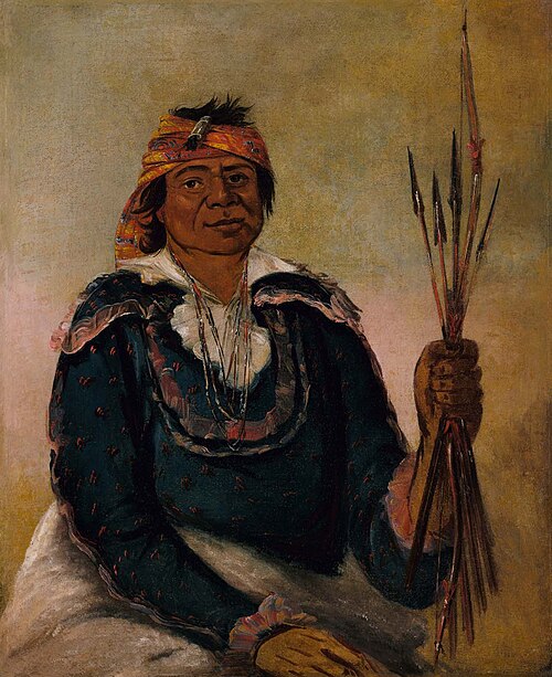 Ni-có-man, The Answer, Second Chief, 1830, George Catlin