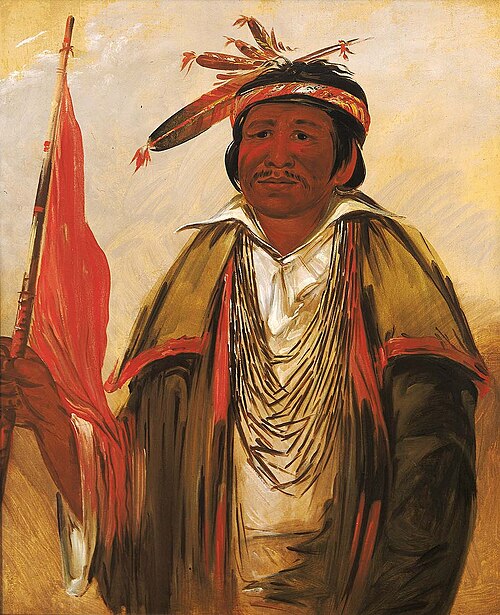 Ke-chím-qua, Big Bear, 1830, George Catlin