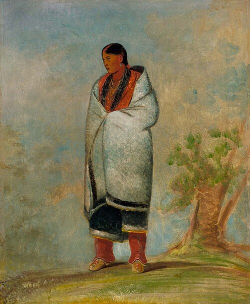 Wa-quóth-e-qua, The Buck's Wife, Wife of the Whale, 1835, George Catlin
