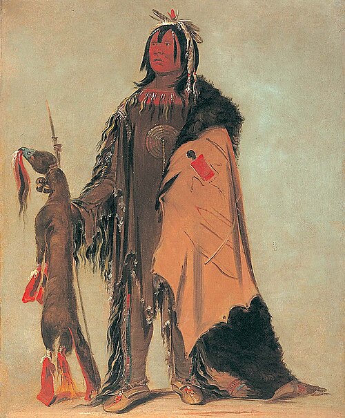 In-ne-ó-cose, Buffalo's Child, a Warrior, 1832, George Catlin