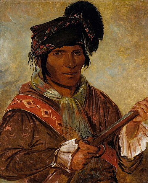 Co-ee-há-jo, a Chief, 1838, George Catlin