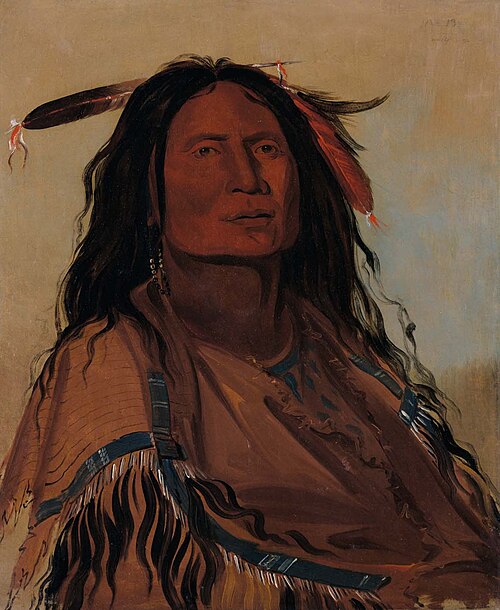 Wúk-mi-ser, Corn, a Miniconjou Warrior, 1832, George Catlin