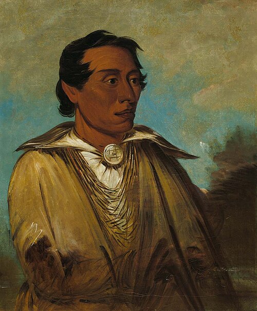 Kee-án-ne-kuk, Foremost Man, Chief of the Tribe, 1830, George Catlin