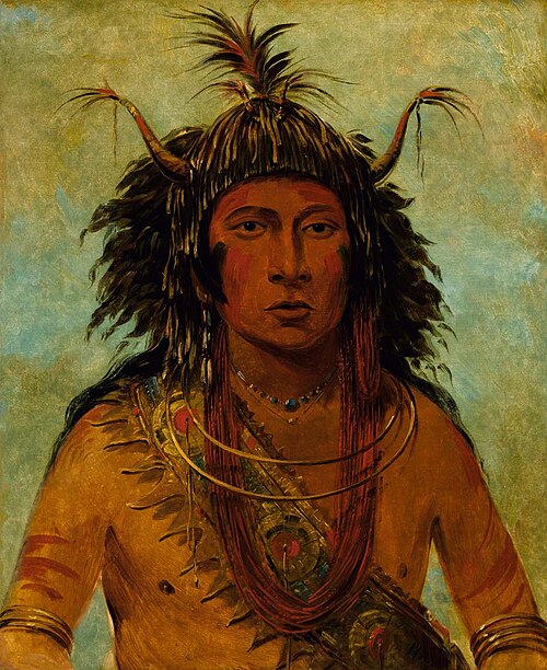 Say-say-gon, Hail Storm, War Chief, 1845, George Catlin