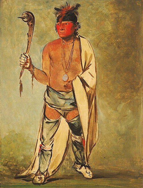Naugh-háigh-hee-kaw, He Who Moistens the Wood, 1828, George Catlin