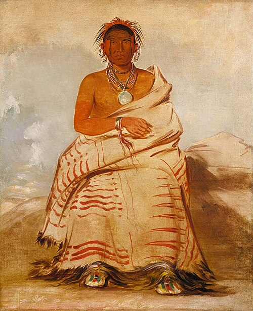 L'har-e-tar-rúshe, Ill-natured Man, a Skidi (Wolf) Pawnee, 1832, George Catlin