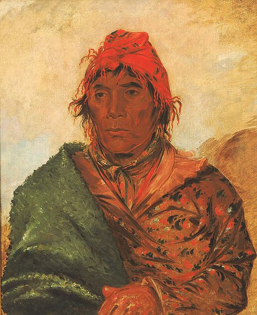 Ee-mat-lá-, King Phillip, Second Chief, 1838, George Catlin