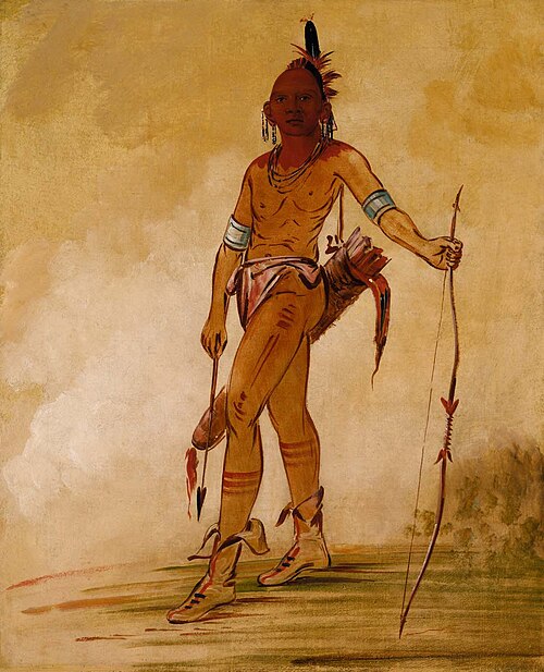 Cáh-he-ga-shín-ga, Little Chief, 1834, George Catlin