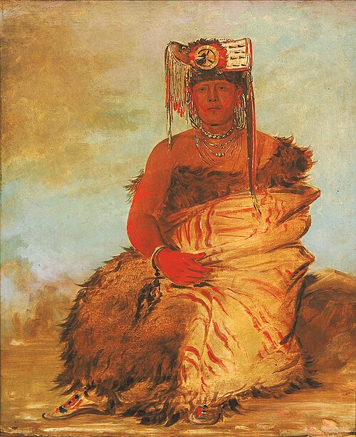 La-kée-too-wi-rá-sha, Little Chief, a Tapage Pawnee Warrior, 1832, George Catlin