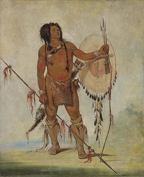 His-oo-sán-chees, Little Spaniard, a Warrior, 1834, George Catlin