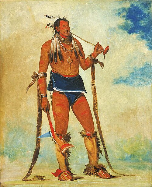 Wah-chee-háhs-ka, Man Who Puts All Out of Doors, 1835, George Catlin