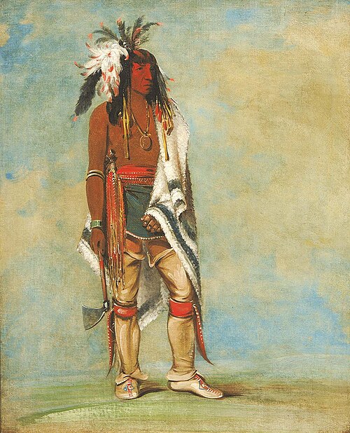 Nót-to-way, a Chief, 1835, George Catlin