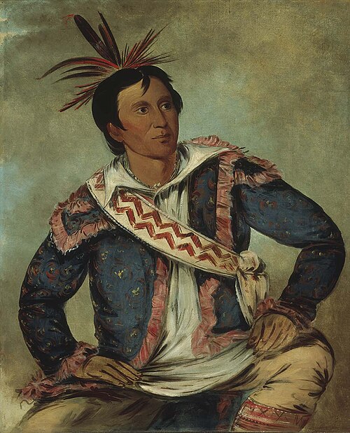 Há-tchoo-túc-knee, Snapping Turtle, a Half-breed, 1834, George Catlin